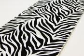 90 x 132 inch Flocking Tablecloth Zebra at CV Linens