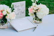 guest book table