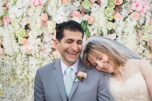 How To Create A DIY Faux Flower Wall For Your Wedding