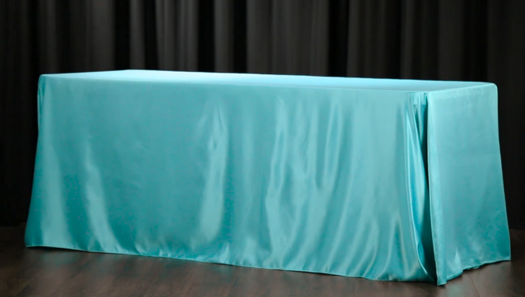 Small Drape Table How to Tie a Tablecloth Drape for Rectangular Tables - CV Linens™– CV ...