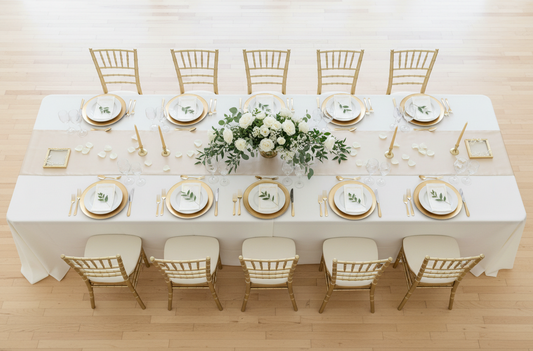 beautiful wedding tablescape