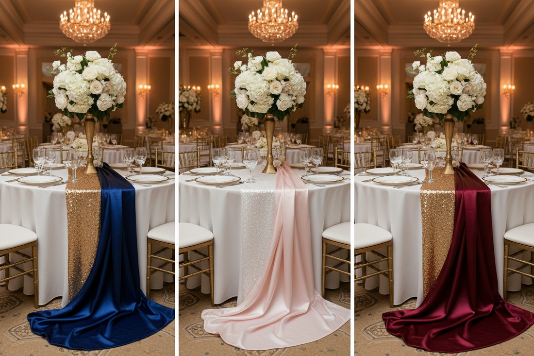 layering of two table runners