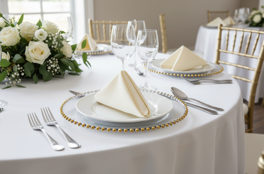 Do Charger Plates Need Liners or Napkins Under Them?