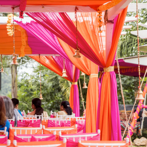 Colored Sheer Voile Drapes