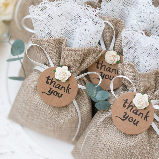 Burlap Favor Bags - CV Linens