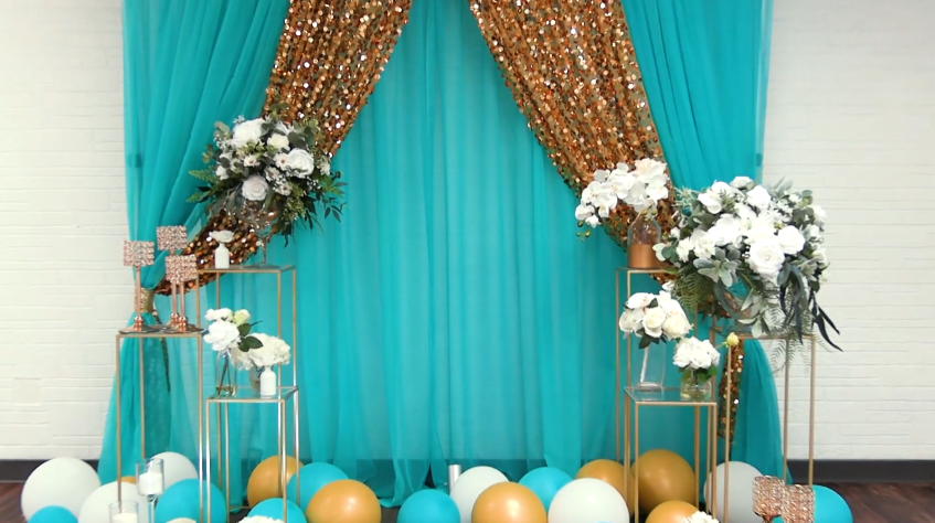 DIY Full Fabric Backdrop Tutorial for Events and Photoshoots - CV Linens™