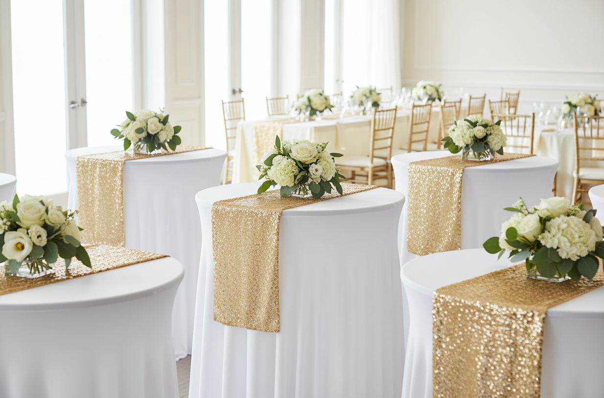 Can Table Runners Be Used on Cocktail Tables? | CV Linens™