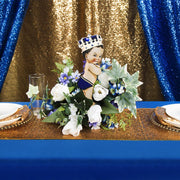 Little Prince Baby Shower With Blue & Gold Glitz