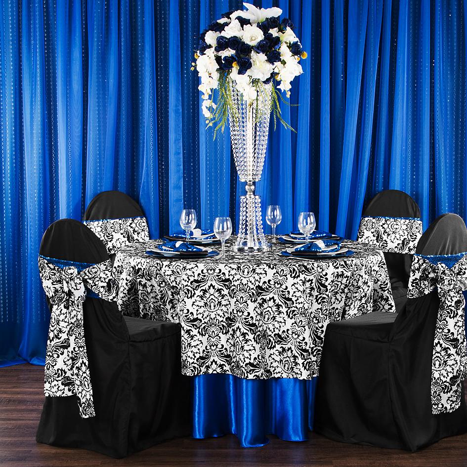 Get the Modern Look of Damask with a Pop of Color