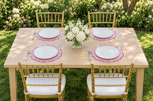 outdoor table settings