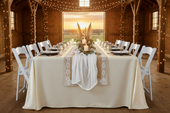 rustic-setup-using-folding-chairs-and-table-linens