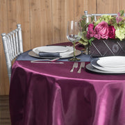 Sophisticated Sangria & Pewter Spring Tablescape