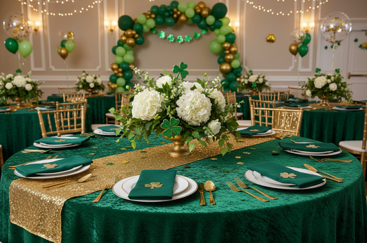 St. Patrick's Day Elegant Setup