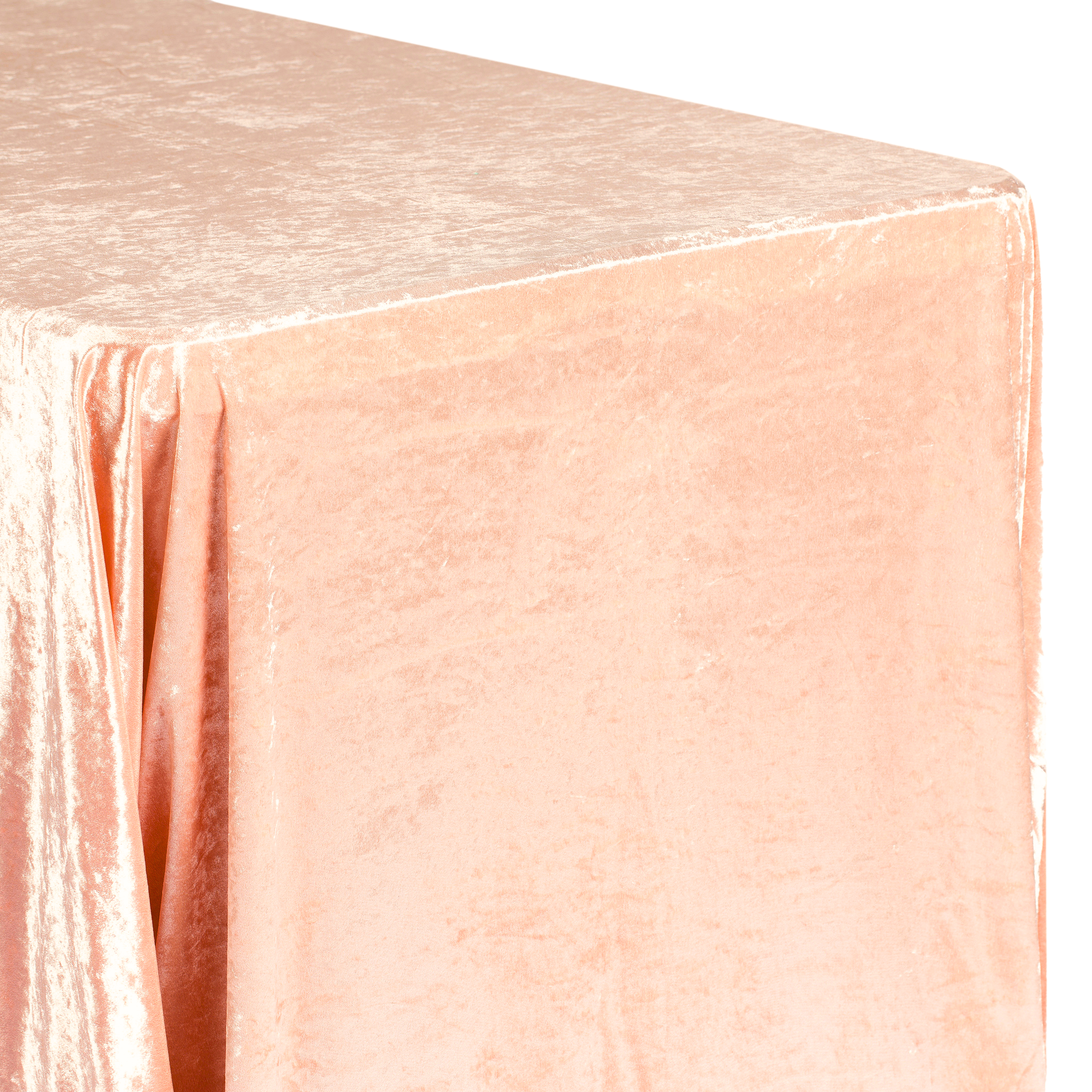 Wholesale Peach Velvet Event Linens - CV Linens™