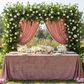 10-yards-Velvet-Fabric-Roll-Dusty-Rose-Mauve for diy backdrop with premade flower 