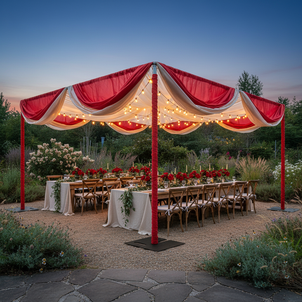 10ft Spandex Upright Pole Cover - Red
outdoor anniversary