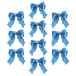 10 pc/pk Velvet Bow-Tie Napkin Ring - Baby Blue