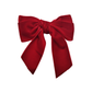 10 pc/pk Velvet Bow-Tie Napkin Ring - Red