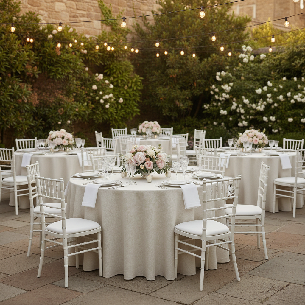 outdoor garden wedding with 120