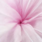 120cm Sculptural Fabric Flower Centerpiece/Floor Stand - Pastel Pink - Close-Up View