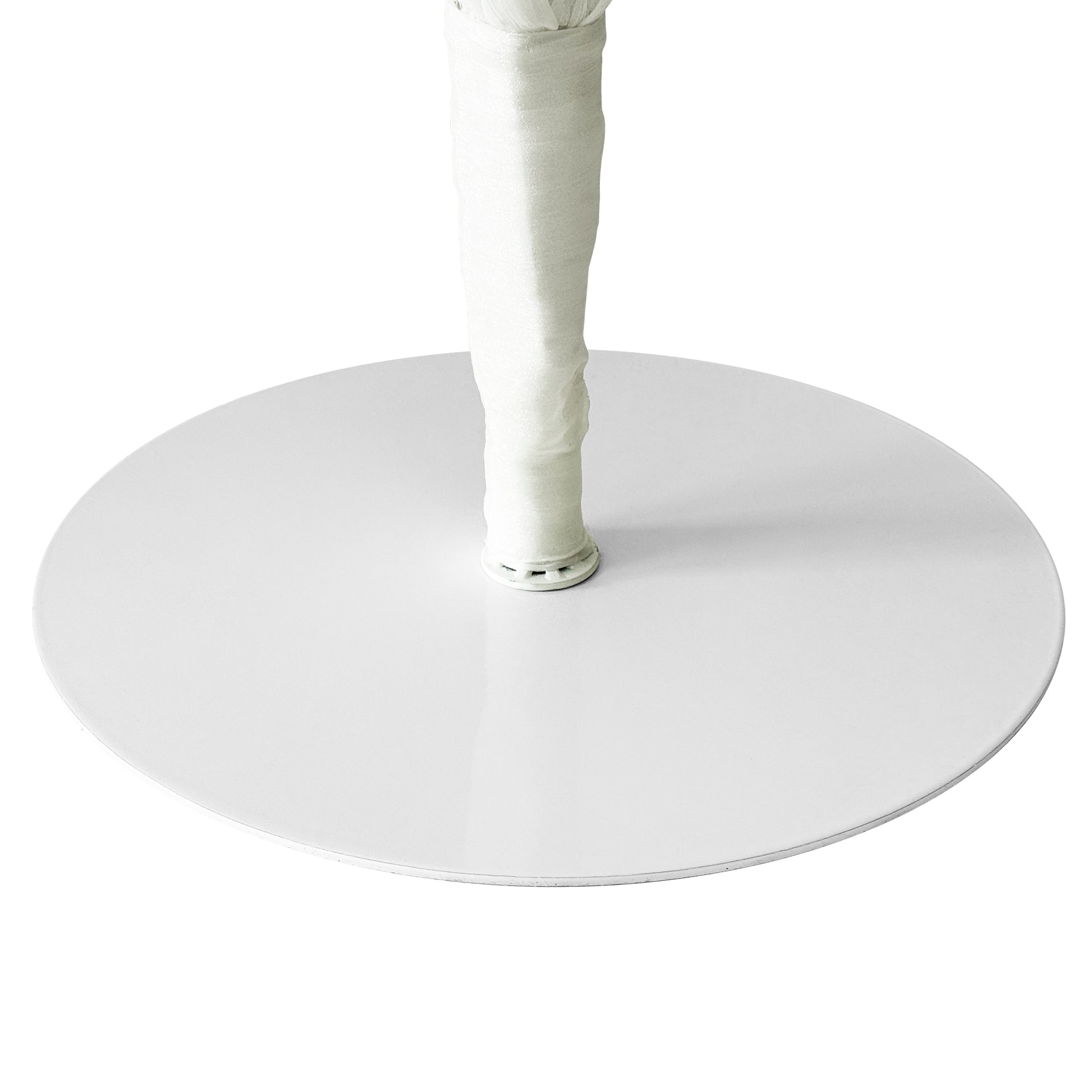 120cm Sculptural Fabric Flower Centerpiece/Floor Stand - Ivory - Base detail