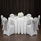 132" Pinchwheel Round Tablecloth - White | charger plate | wine goblet | dinner plate | chiavari chairs | 