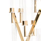 16 Branches Gold Metal Candelabra Centerpiece