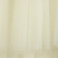 Ruffled layered tulle ivory fabric