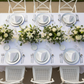 17"x17" Economy Polyester Napkin - White in Outdoor Reception.