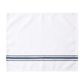 18"x22" Navy Blue Stripe Bistro Spun Polyester Napkins 5pc/pk flat