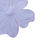 2pc/set Flower Linen Embroidery Placemat Lavender/Victorian Lilac Trim close up