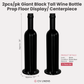 2pcs/pk Giant 39" Tall Wine Bottle Prop Floor Display/Centerpiece Black infographic