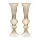 2pcs/set Metal Wire Floral Stand Centerpiece Gold bundle