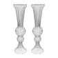 2pcs/set Metal Wire Floral Stand Centerpiece - Silver - CV Linens