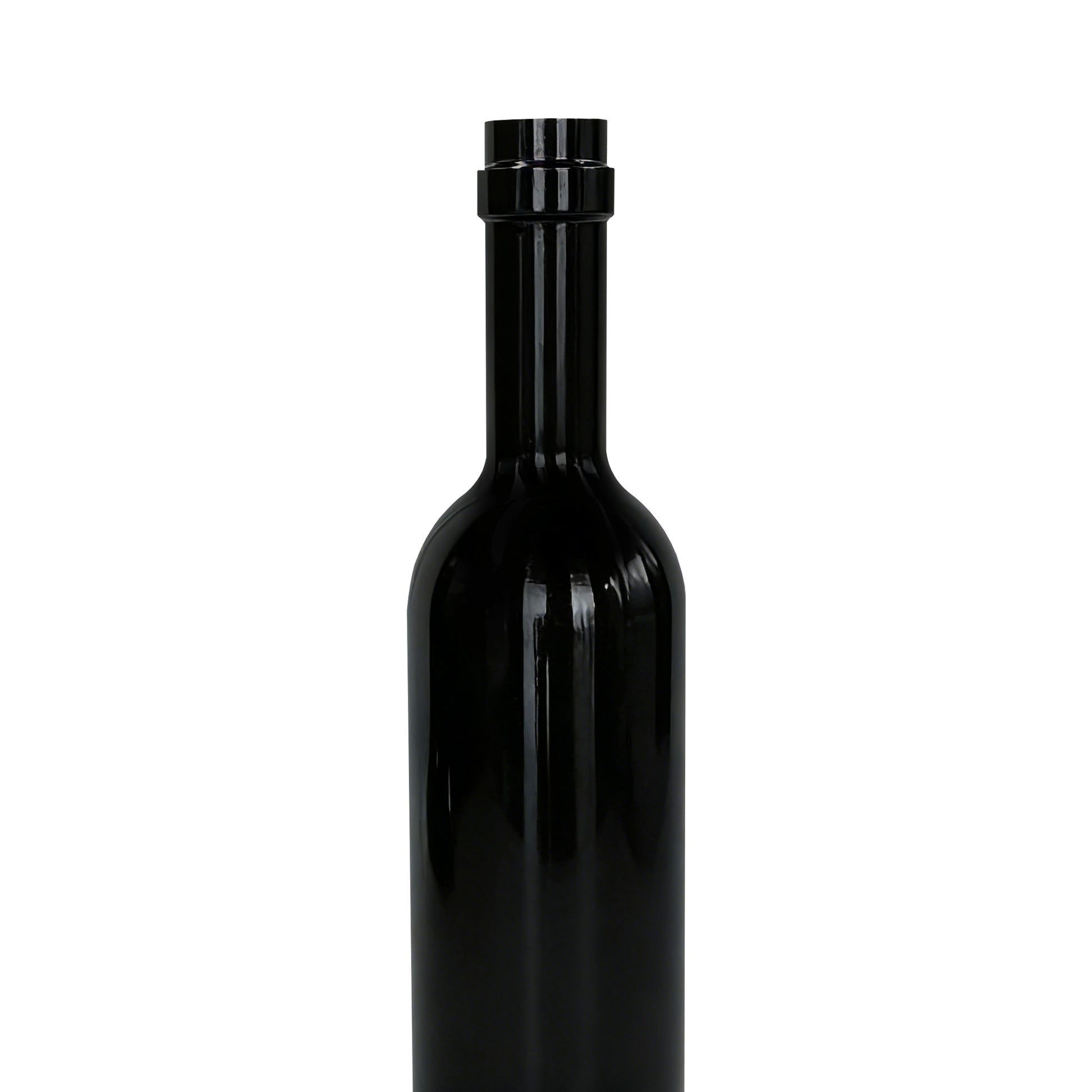 Giant 39" Tall Wine Bottle Prop Floor Display/Centerpiece Black close up
