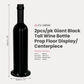 2pcs/pk Giant 39" Tall Wine Bottle Prop Floor Display/Centerpiece Black infographic
