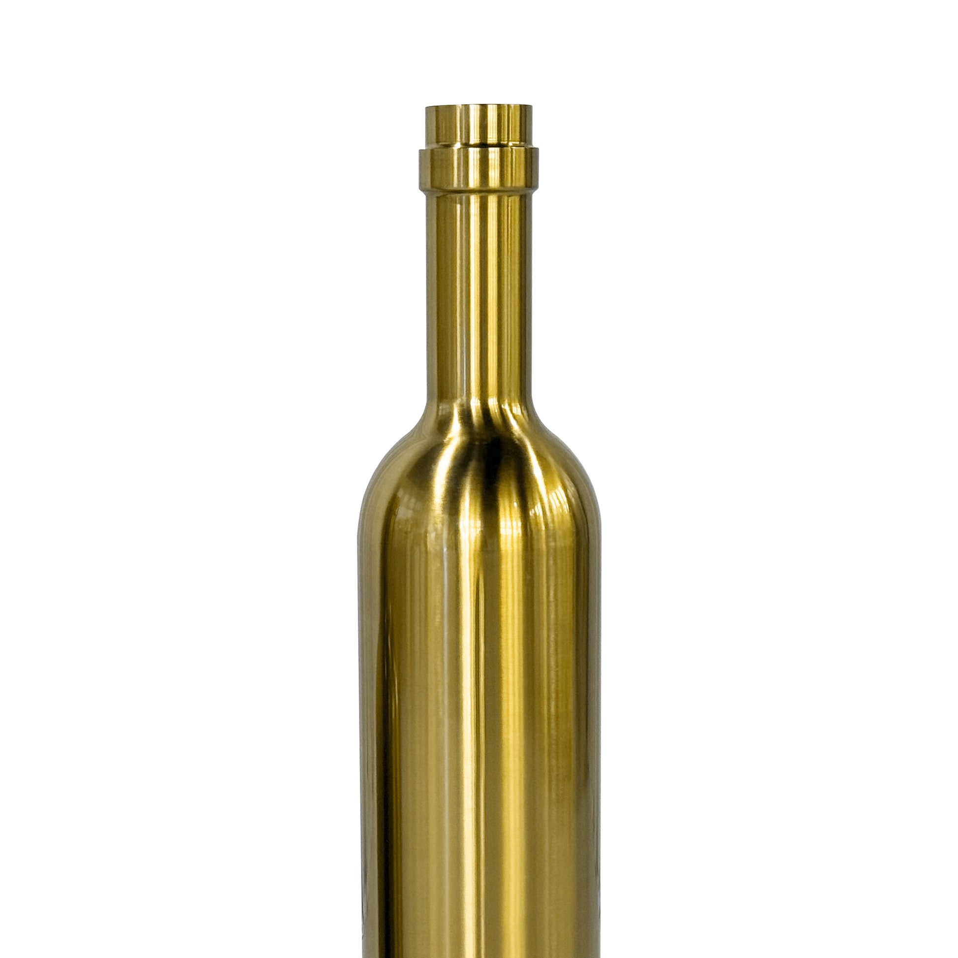 2pcs/pk Giant 39" Tall Wine Bottle Prop Floor Display/Centerpiece Gold close up
