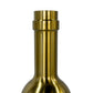 2pcs/pk Giant 39" Tall Wine Bottle Prop Floor Display/Centerpiece Gold close up of bottle neck
