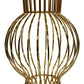 2pcs/set Metal Wire Floral Stand Centerpiece Gold middle close up