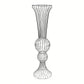 2pcs/set Metal Wire Floral Stand Centerpiece Silver full view