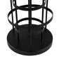 2pcs/set Modern Black Spiral Table Centerpiece close up of base