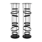 2pcs/set Modern Black Spiral Table Centerpiece bundle
