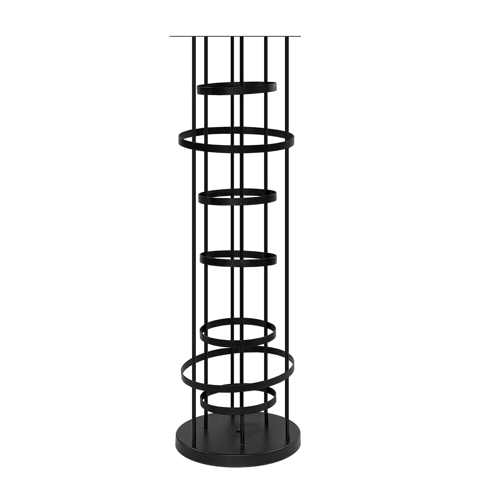 2pcs/set Modern Black Spiral Table Centerpiece full view