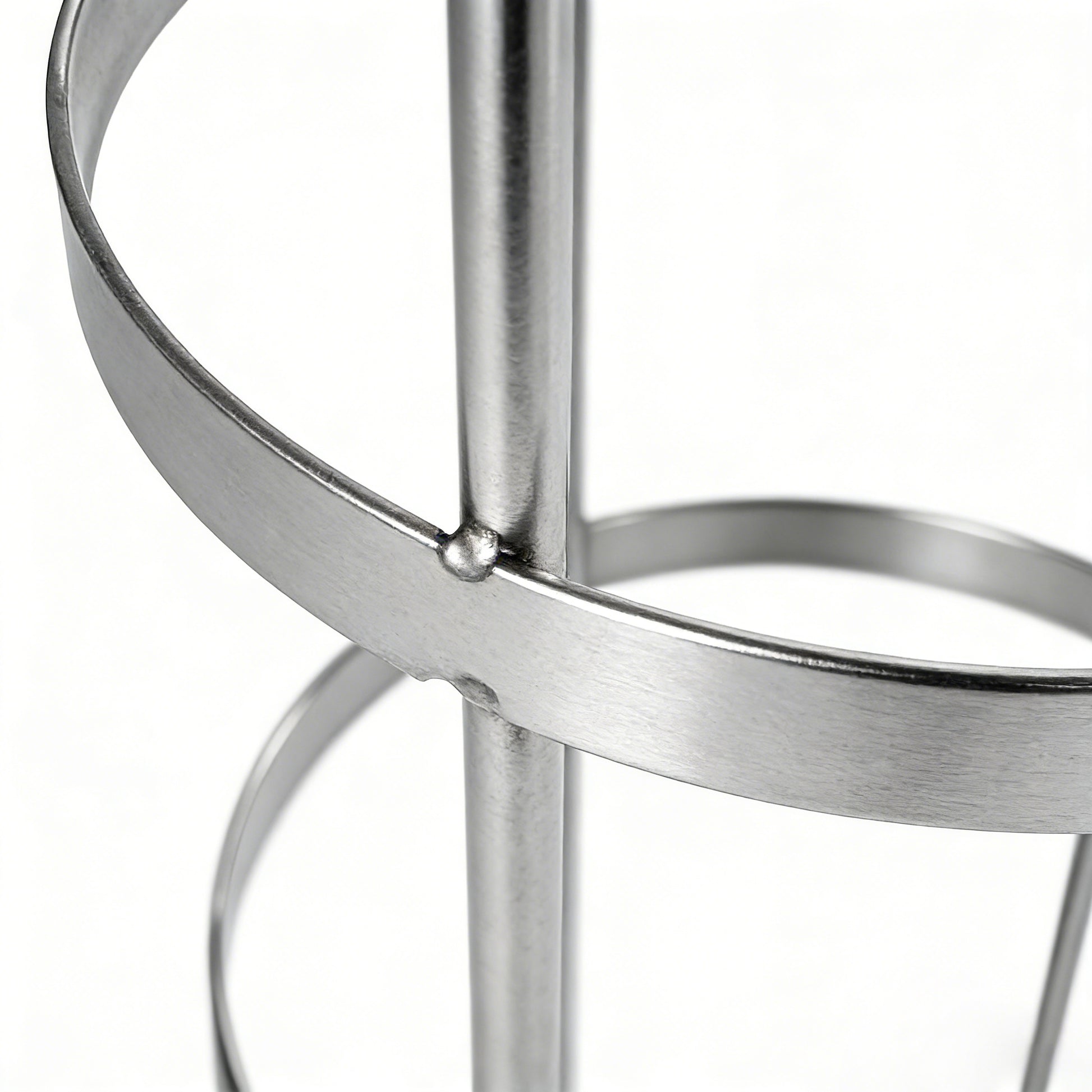 2pcs/set Modern Silver Spiral Table Centerpiece close up