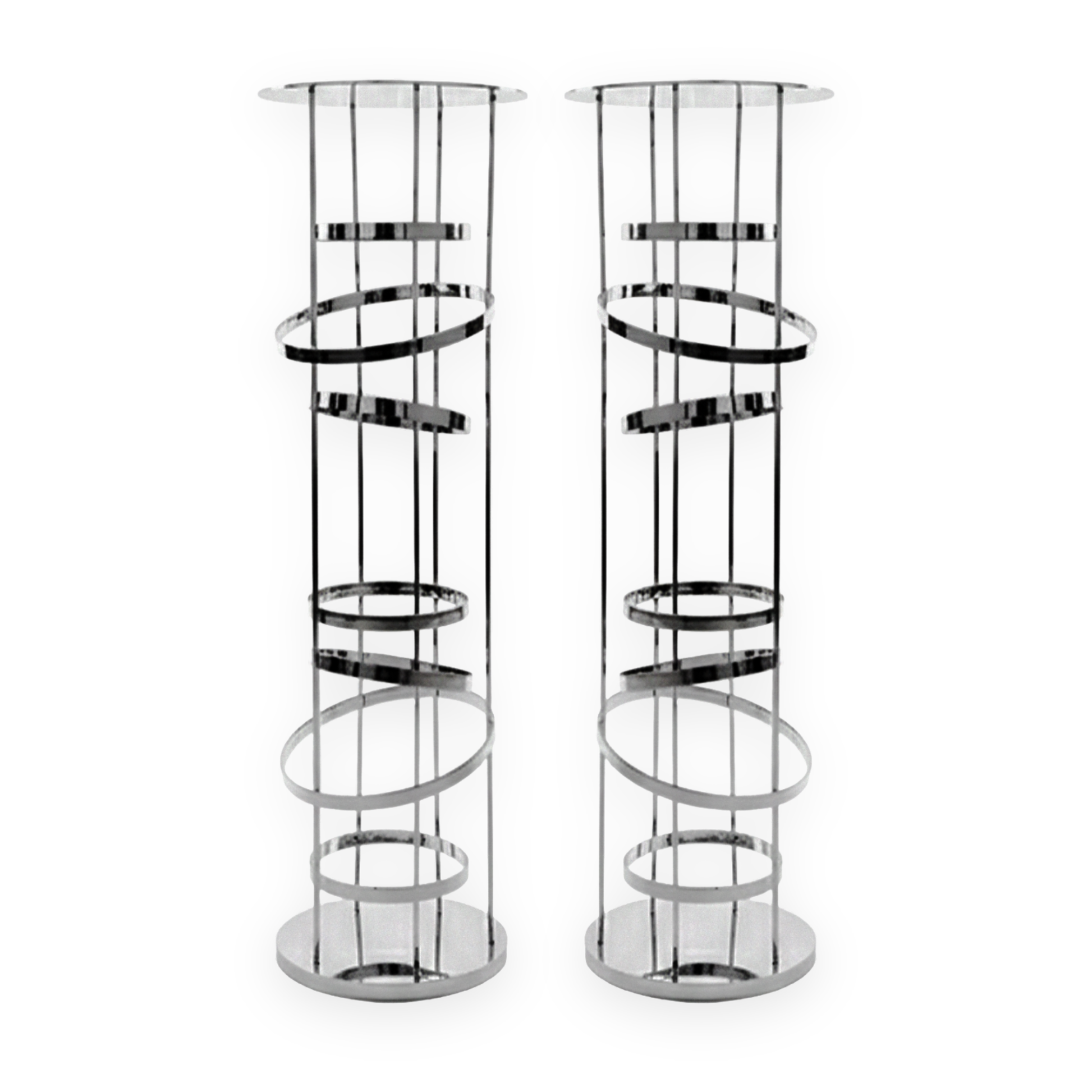 2pcs/set Modern Gold Spiral Table Centerpiece bundle