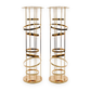 2pcs/set Modern Gold Spiral Table Centerpiece bundle