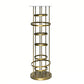 Modern Gold Spiral Table Centerpiece full view