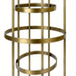 2pcs/set Modern Gold Spiral Table Centerpiece rings close up