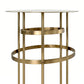 2pcs/set Modern Gold Spiral Table Centerpiece top view