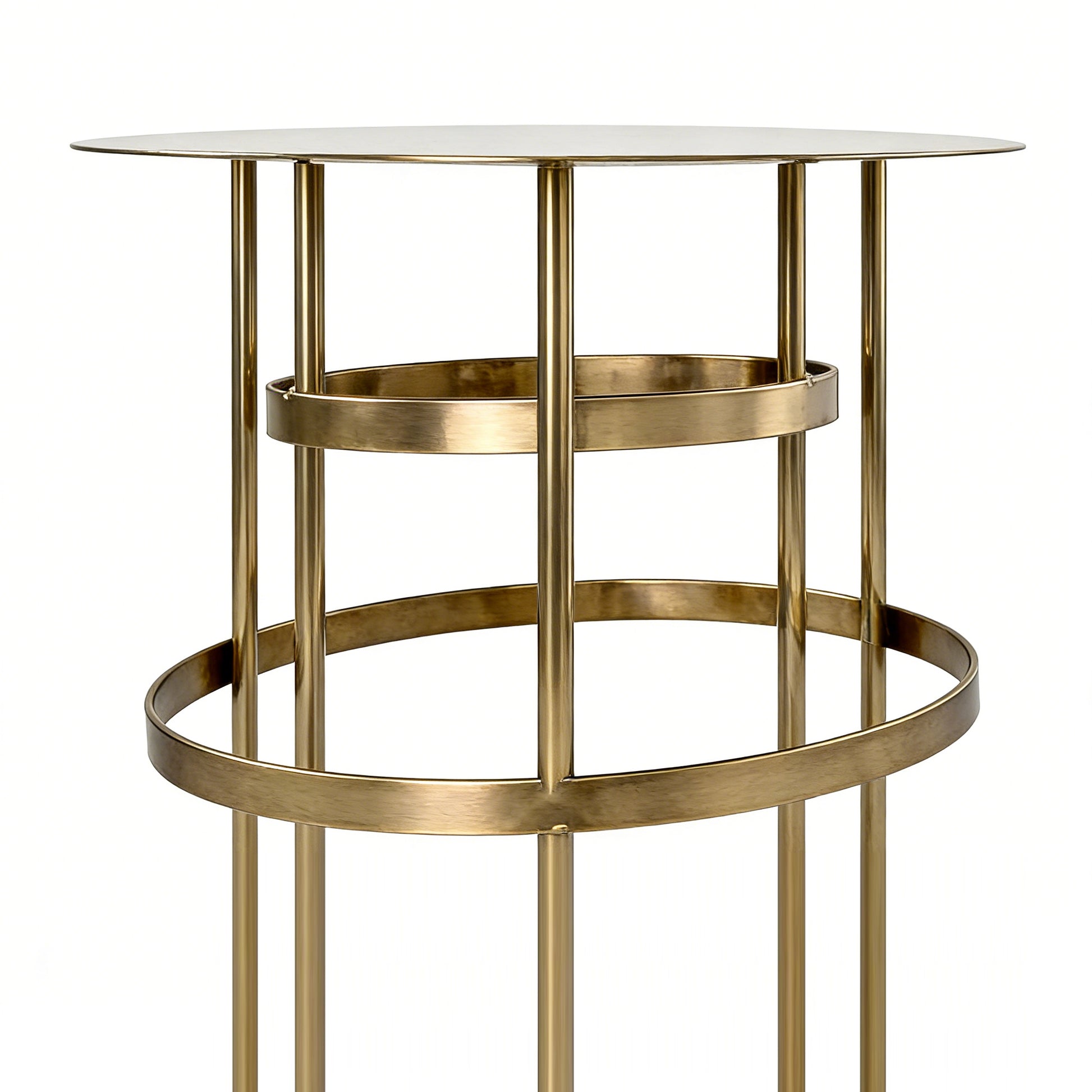 2pcs/set Modern Gold Spiral Table Centerpiece top view